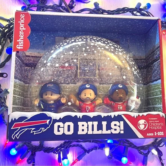NEW MIB Fisher Price Buffalo Bills Little People 2022 ❤️🦬💙